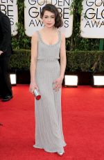 TATIANA MASLANY at 71st Annual Golden Globe Awards