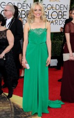 Taylor Schilling in Thakoon, Stuart Weitzman and Swarovski