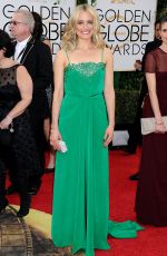 TAYLOR SCHILLING at 71st Annual Golden Globe Awards