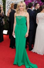 TAYLOR SCHILLING at 71st Annual Golden Globe Awards