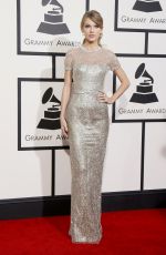 TAYLOR SWIFT at 2014 Grammy Awards in Los Angeles