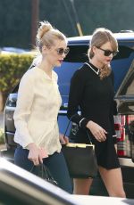 TAYLOR SWIFT in Short Dress Out in Beverly Hills