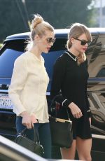 TAYLOR SWIFT in Short Dress Out in Beverly Hills