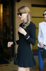 TAYLOR SWIFT in Short Dress Out in Beverly Hills