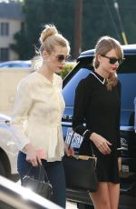 TAYLOR SWIFT in Short Dress Out in Beverly Hills