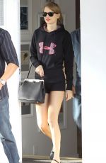 TAYLOR SWIFT in Tight Shorts Leaves a Gym in Beverly Hills