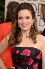 TINA FEY at 71st Annual Golden Globe Awards