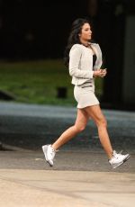 TULISA CONTOSTAVLOS at a Beauty Salon in London