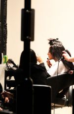 TULISA CONTOSTAVLOS at a Beauty Salon in London