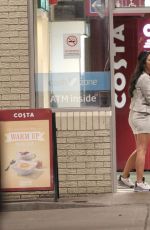 TULISA CONTOSTAVLOS at a Beauty Salon in London