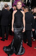 UMA THURMAN at 71st Annual Golden Globe Awards