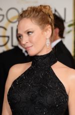 UMA THURMAN at 71st Annual Golden Globe Awards