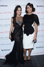 VANESSA HUDGENS and ROSARIO DAWSON at Gimme Shelter Screening in New York