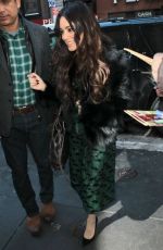 VANESSA HUDGENS Arrives at The Today Show in New York