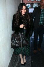VANESSA HUDGENS Arrives at The Today Show in New York