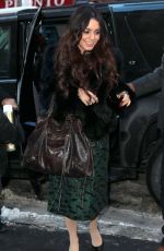 VANESSA HUDGENS Arrives at The Today Show in New York