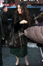 VANESSA HUDGENS Arrives at The Today Show in New York