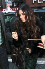 VANESSA HUDGENS Arrives at The Today Show in New York