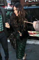 VANESSA HUDGENS Arrives at The Today Show in New York