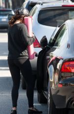 VANESSA HUDGENS Heading to Yoga Class in Los Angeles