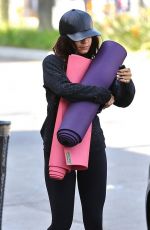 VANESSA HUDGENS Heading to Yoga Class in Los Angeles