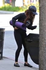 VANESSA HUDGENS Heading to Yoga Class in Los Angeles