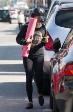 VANESSA HUDGENS Heading to Yoga Class in Los Angeles