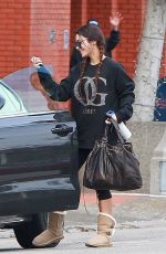 VANESSA HUDGENS Leaves a Gym in Studio City 2601