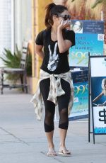 VANESSA HUDGENS Leaves a Gym in Studio City