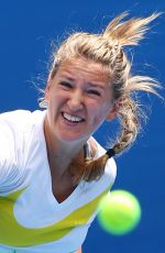 VICTORIA AZARENKA at Practice Session in Melbourne