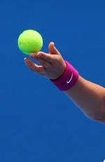 VICTORIA AZARENKA at Practice Session in Melbourne