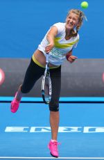 VICTORIA AZARENKA at Practice Session in Melbourne