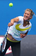 VICTORIA AZARENKA at Practice Session in Melbourne