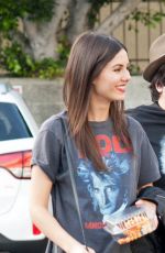 VICTORIA JUSTICE in Short Shorts