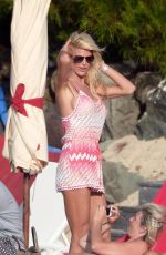 VICTORIA SILVSTEDT in Bikini at a Beach in St. Barts