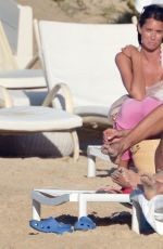 VICTORIA SILVSTEDT in Bikini at a Beach in St. Barts