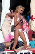 VICTORIA SILVSTEDT in Bikini at a Beach in St. Barts