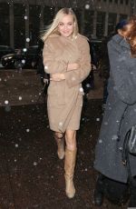 YVONNE STRAHOVSKI Arrives at The Today Show