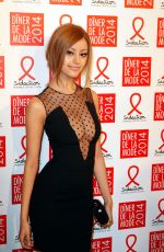 ZAHIA DEHAR at Sidaction Gala Dinner at Pavillon D’Armenonville