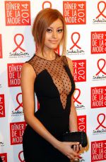 ZAHIA DEHAR at Sidaction Gala Dinner at Pavillon D’Armenonville