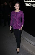 ZHANG ZIYI at Giorgio Armani Prive Show in Paris