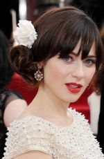 ZOOEY DESCHANEL at 71st Annual Golden Globe Awards 1