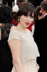 ZOOEY DESCHANEL at 71st Annual Golden Globe Awards 1