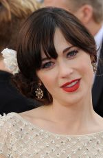 ZOOEY DESCHANEL at 71st Annual Golden Globe Awards 1