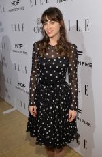 ZOOEY DESCHANEL at Elle’s Women in television Celebration in Hollywood 