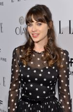 ZOOEY DESCHANEL at Elle’s Women in television Celebration in Hollywood 
