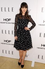 ZOOEY DESCHANEL at Elle’s Women in television Celebration in Hollywood 