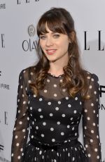 ZOOEY DESCHANEL at Elle’s Women in television Celebration in Hollywood 