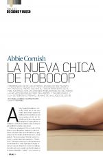 ABBIE CORNISH in DT Magazine, Spain February 2014 Issue