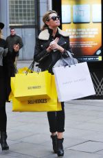 ABIGAIL ABBEY CLANY Out Shopping in Manchester